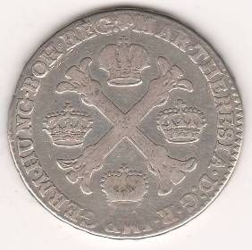 1/2 кронталера 1768 г. Австрийские Нидерланды
