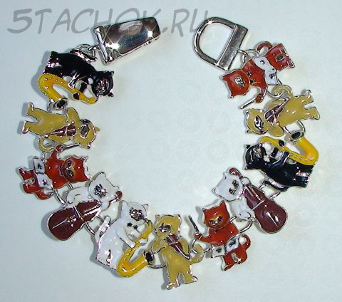 Браслет "Котики-5"