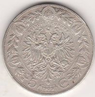 5 крон 1909 г. Австрия