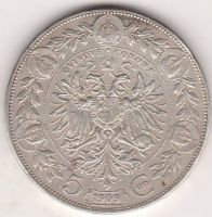 5 крон 1909 г. Австрия