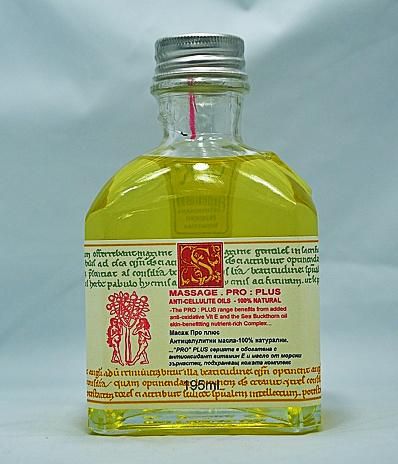 Антицеллюлитное масло PRO PLUS 100% натуральное (195 мл)