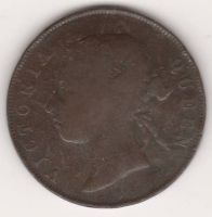 5 центов 1897 г. Маврикий Великобритания