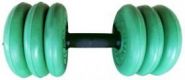 Гантели обрезиненные цветные BARBELL TITAN 10кг