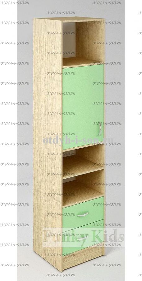Шкаф-пенал Фанки Кидз 13/21ФМ (46х43х218)