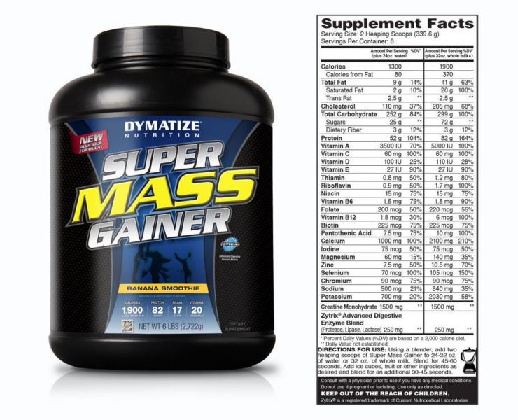Dymatize Super Mass Gainer 2722г.