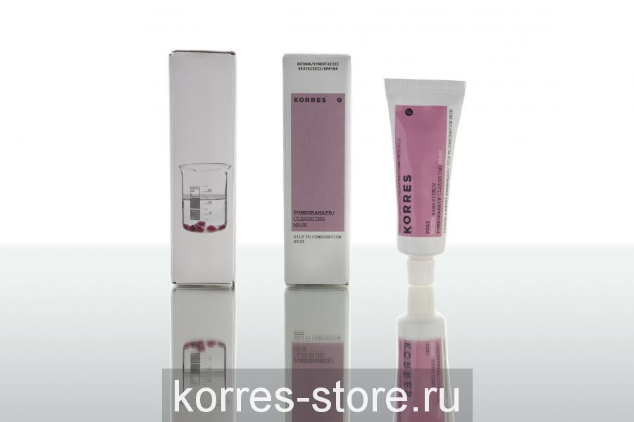 Korres Очищающая маска с гранатом для жирной кожи