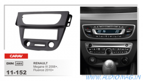 Carav 11-152 (2-DIN RENAULT Megane III 2008+, Fluence 2010+)