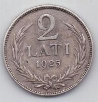 2 лата 1925 г. Латвия
