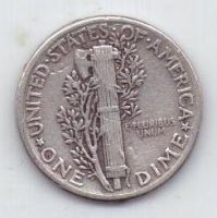 1 дайм 1944 г. США