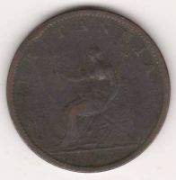 1/2 пенни 1807 г. Великобритания