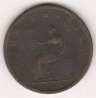 1/2 пенни 1807 г. Великобритания