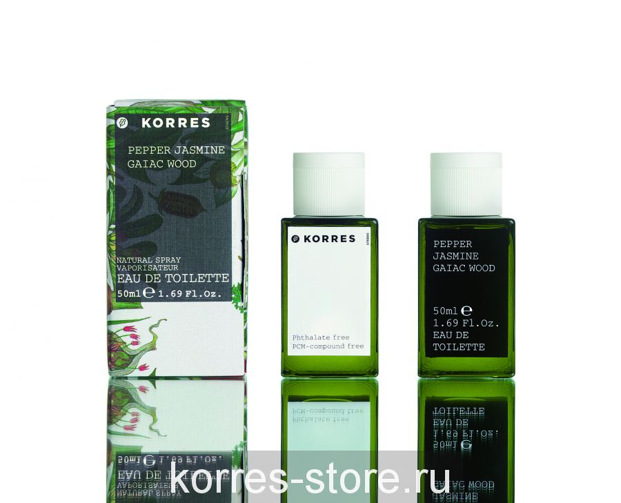 Korres Перец, Жасмин, Дерево Гаяк Аромат для двоих
