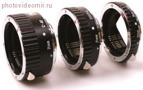 Набор из 3х колец AF Meike для макросъемки c Canon