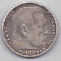 5 марок 1936 г. Германия