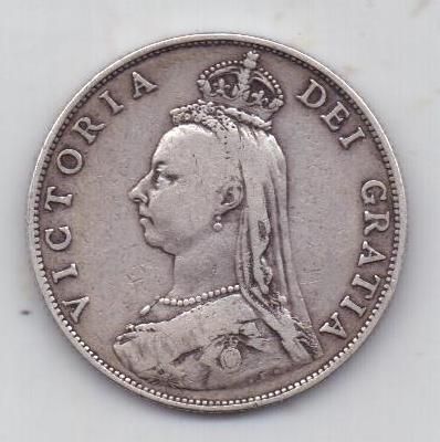 флорин 1887 г. Великобритания