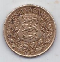 1 крона 1934 г. Эстония