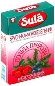 SULA. ЛЕДЕНЦЫ  БЕЗ  САХАРА. 40Г