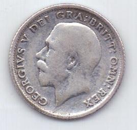 6 пенсов 1924 г. Великобритания