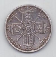 1 флорин 1887 г. Великобритания