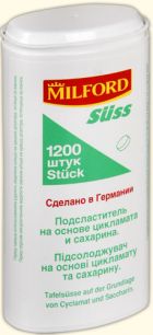 Сахарозаменитель, Milford, 1200 таб.
