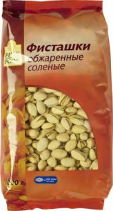 Фисташки FINE FOOD, обжаренные соленые, 1000 г.