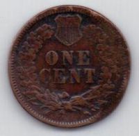 1 цент 1896 г. США