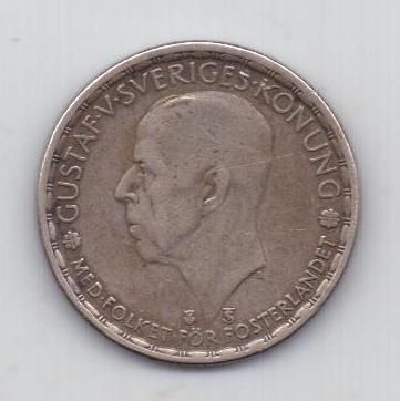 1 крона 1947 г. Швеция