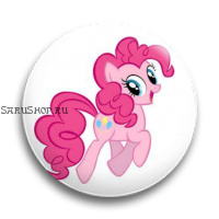 Значок  56 мм.  My Little Pony