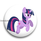 Значок  37 мм.  My Little Pony
