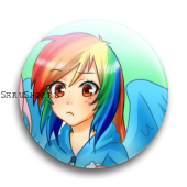 Значок  37 мм.  My Little Pony