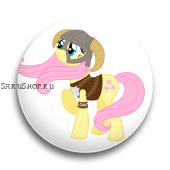Значок  37 мм.  My Little Pony