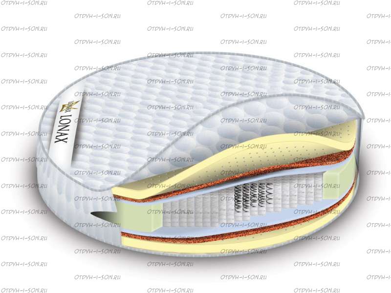 Матрас Lonax Round Medium-2 S1000