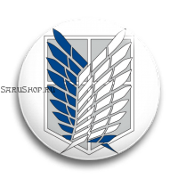Значок  56 мм. Атака титанов. Знак разведки.