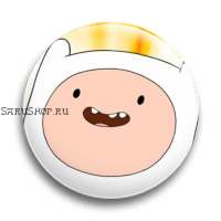 Значок  56 мм.  Adventure Time