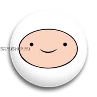 Значок  56 мм.  Adventure Time