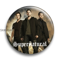 Значок  56 мм. Supernatural