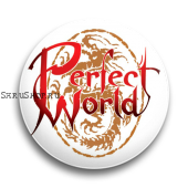 Значок  37 мм.  Perfect World