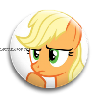 Значок  56 мм.  My Little Pony