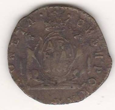 деньга 1767 г. редкий год Сибирская монета