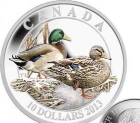 Монета коллекционная Канада  Elizabeth II 10$ 2013
