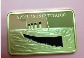 Слиток 1 унция золота Titanic (Титаник)