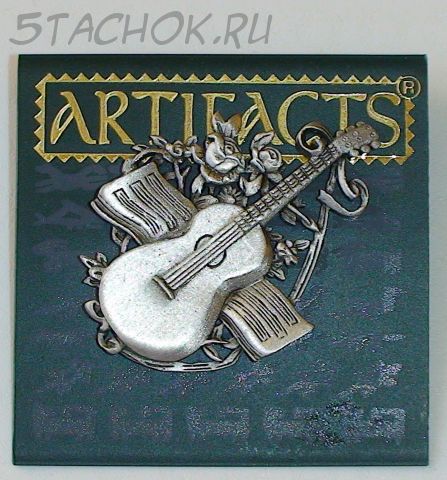 Брошь "Гитара" под олово