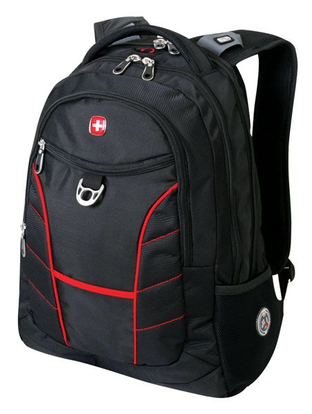 Рюкзак Wenger Rad 15", черный/красный, 35х20х47 см, 33 л