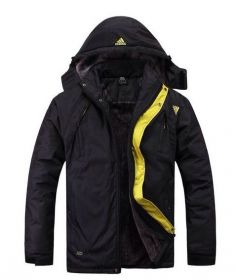 Пуховик Adidas  с капюшоном