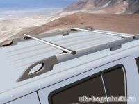 Багажник на крышу Nissan Pathfinder, прямоугольные дуги на рейлинги