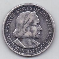1\2 доллара 1892 г. США