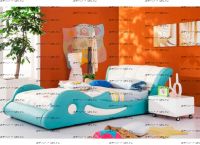 Кровать кожаная AE003 Татами