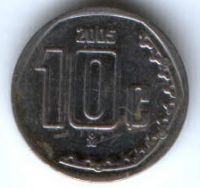 10 сентаво 2005 г. Мексика