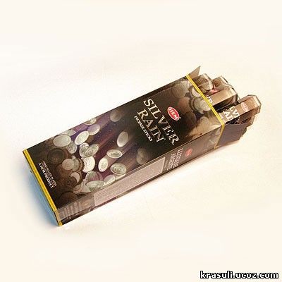 Благовония HEM Hexa SILVER RAIN серебрянный дождь