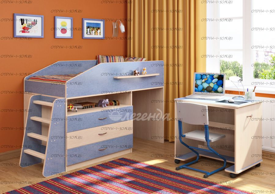 Кровать-чердак Легенда-12.1